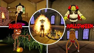 Shrek In The Backrooms -: Halloween Level 1 To Level 6 [ Full Walkthrough ]