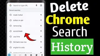 Chrome Search History Delete Kaise Kare | Delete Chrome History