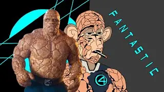 Membuat NFT Karakter The Thing | #caramembuatnft #nft #ibispaintx #fantasticfour