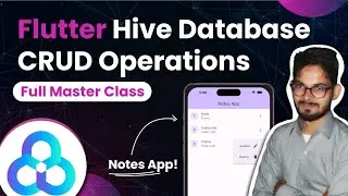 Flutter Hive Database CRUD Operations - Notes App