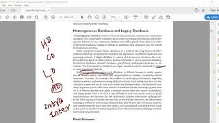 Heterogeneous Databases and Legacy Databases