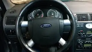 Ford Mondeo 2002. Снятие руля и подушки безопасности.