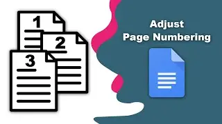 How to start page numbering from previous page in google docs
