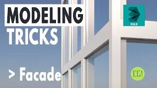 🏢 Model Glass Façade from Scratch 3D Max - Step by Step Easy Explained