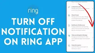 How to Turn Off Notification on Ring App (2024) | Ring Tutorial