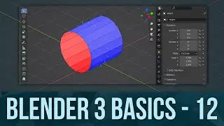 BLENDER BASICS 12: Mesh Normals and Smooth Shading