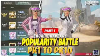 Popularity Battle Journey Pk1 to Pk10 ( Part - 1 ) 1 Million Popularity Snipe