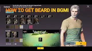 BGMI ME BEARD KAISE LE | HOW TO GET BEARD IN BGMI