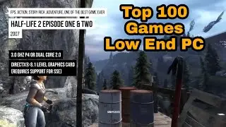 Top 100 Games For Low End Pc 2019