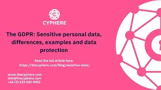 Sensitive Data: What is it, and why you should never share it.