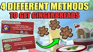 *4 METHODS* to get Gingerbreads In Bee Swarm Simulator Beesmas 2022
