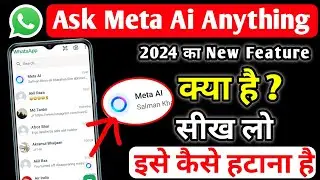 Whatsapp Ask meta Ai Anything option kya hai | Whatsapp Ask meta Ai Anything Kaise Use kare