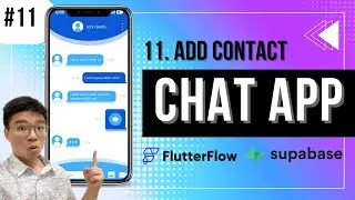 NoCode Chat App with FlutterFlow and Supabase (Part 11)