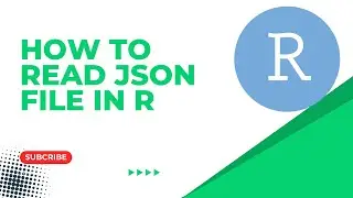 R Tutorial Part 12 ! How to convert JSON file in R