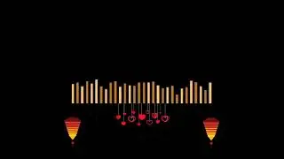 1minute audio visualizer black screen video | music player icon background effects | editing 2023