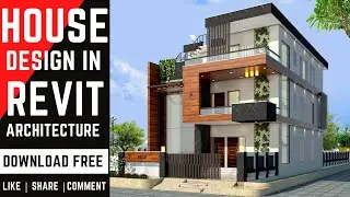 Exterior House Elevation Design | Revit Architecture for Beginners