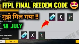 CLAIM FFPL 18 JULY FREE REWARDS|| ROCKY PET REDEEM CODE FREE FIRE||18 JULY REEDEM CODE FREE FIRE