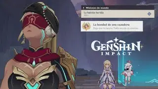 La halcón herida - Misión de Mundo [Gameplay] Genshin Impact (Logro la bondad de una cazadora)