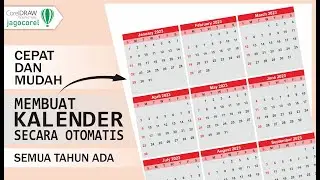 Membuat Kalender Dengan Mudah dan Cepat di Coreldraw