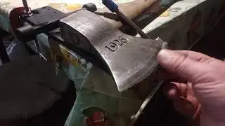 Заточка топора, на " Векторе".