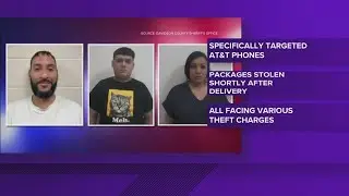 3 arrested in multi-county package thefts