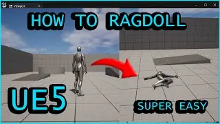 Make Your Character RAGDOLL - Unreal Engine 5 SUPER EASY TUTORIAL