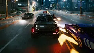 Cyberpunk 2077 Racing