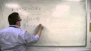 AQA Statistics 1 7.06 Scaling the Least Squares Regression Line