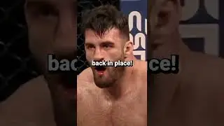 fighter fixed his broken nose mid-fight! 