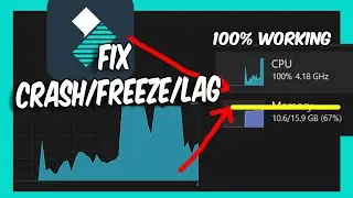 Filmora 12 - Fix Crash/Freeze/Lag Part 2 2023 Tutorial for beginners