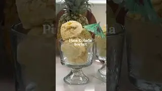 How to Make Pina Colada Sorbet