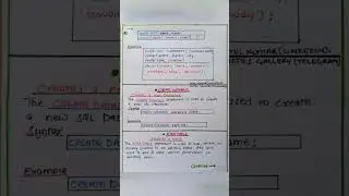 SQL Commands. #youtubeshorts #shortvideo #trending