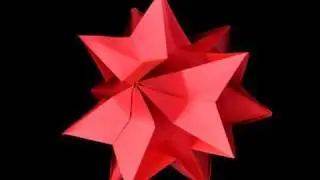 How to make an Origami Amaryllis Kusudamas
