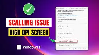 How to Fix Scaling Issues on Windows 11 For High DPI Screens on PC | Resolution Problem on Windows