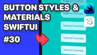 SwiftUI New Button Styles And Materials in SwiftUI (SwiftUI Button Styles, SwiftUI Materials)