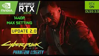 Cyberpunk 2077: Phantom Liberty Gameplay | RTX 3070 | i5 10400F | RTX ON | DLSS 3.5 | 1440p