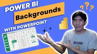 Power BI BACKGROUND Design with PowerPoint. What?!📊