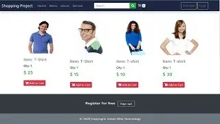 Dynamiclly include header and footer in php website | E-commerce website Tutorial [Part 7]