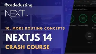 10. More Routing Concepts | NextJS App Router Crash Course