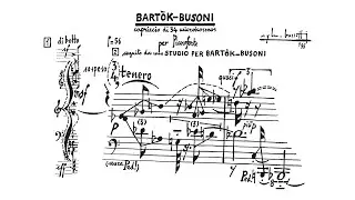 Sylvano Bussotti - Bartók-Busoni: Capriccio di 34 Mikrokosmos (Audio + Score)
