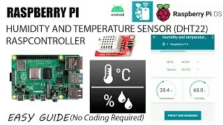 Raspberry Pi 4: Humidity and Temperature (DHT22) Setup (No coding required)