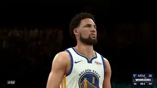 NBA 2K24 PS4 Gameplay (Golden State Warriors vs Memphis Grizzlies)