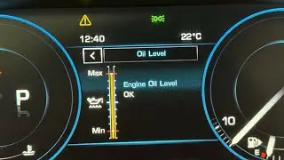 Range Rover Digital Oil Level Check with the Electronic Dipstick