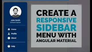 Create a Responsive Sidebar Menu with Angular Material