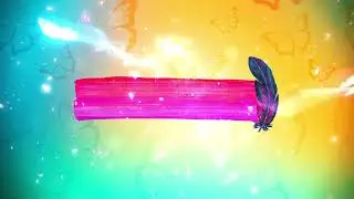 Wedding title template background | Wedding frame animation | falling rose petals animation