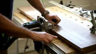 Hall Table Domino Top and Glue up - Video 7 in the Series