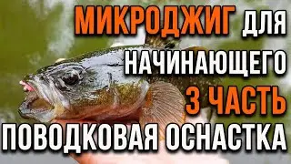 Микроджиг для начинающего, поводковая оснастка. (3 часть)