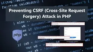 Preventing CSRF Cross Site Request Forgery Attack in PHP Tutorial DEMO