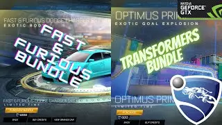 Fast and Furious and Transformers Bundle🔥🔥| Rocket League