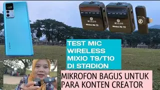 Test mikrofon Wireless MIXIO T9/T10 dengan memakai kamera dual video XIAOMI 12T